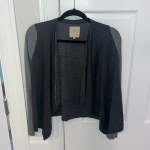 Chaser Two Toned Gray Cardigan